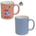 11 Oz. 2 Tone Color of the Year mug (Serenity Dusty Blue/White) Full Color